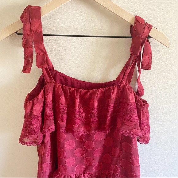 COPY - Revolve Tularosa red polka dot dress Size Small - Picture 7 of 8